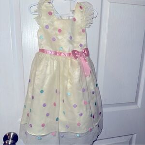 3T Polka Dot Easter Dress